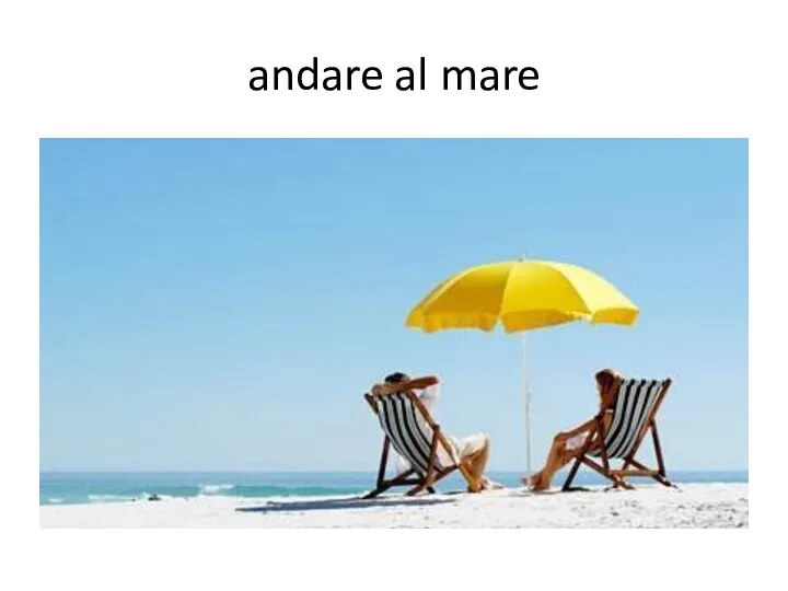 andare al mare