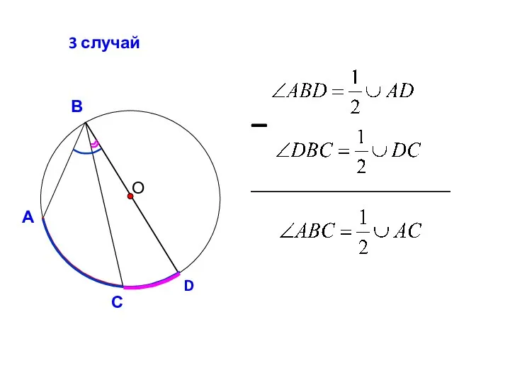 О А С В 3 случай D