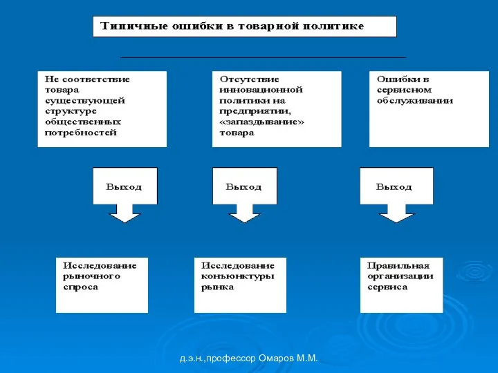 д.э.н.,профессор Омаров М.М.