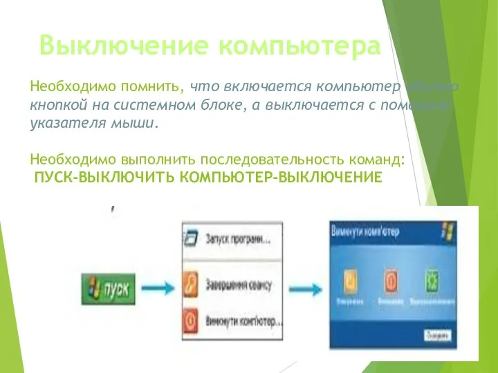 Необходимо помнить, что включается компьютер обычно кнопкой на системном блоке, а