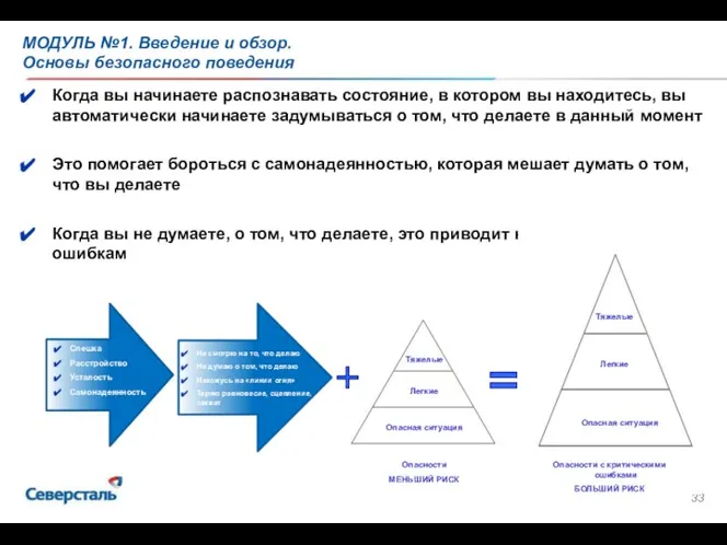 Когда вы начинаете распознавать состояние, в котором вы находитесь, вы автоматически