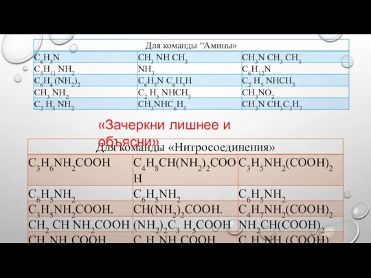 «Зачеркни лишнее и объясни»