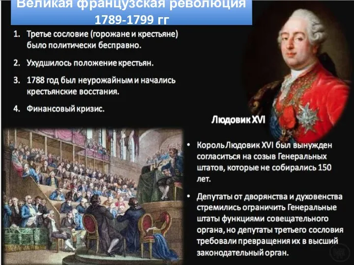 Великая французская революция 1789-1799 гг