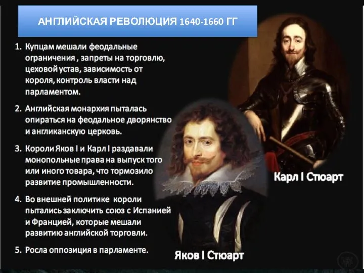 АНГЛИЙСКАЯ РЕВОЛЮЦИЯ 1640-1660 ГГ