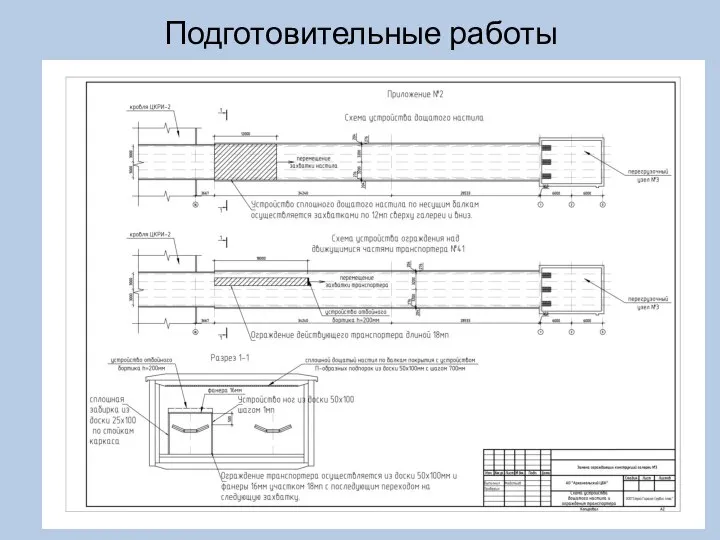 Подготовительные работы