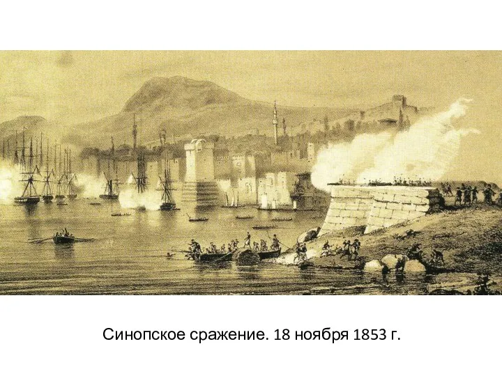 Синопское сражение. 18 ноября 1853 г.