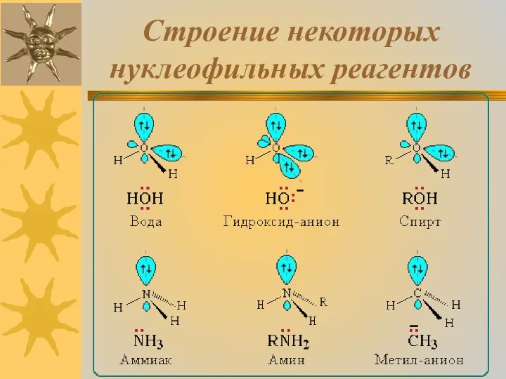 Строение некоторых нуклеофильных реагентов