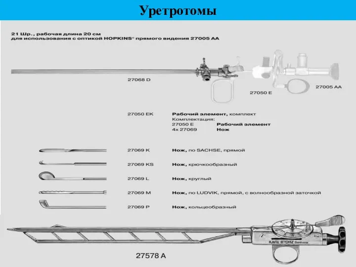 Уретротомы