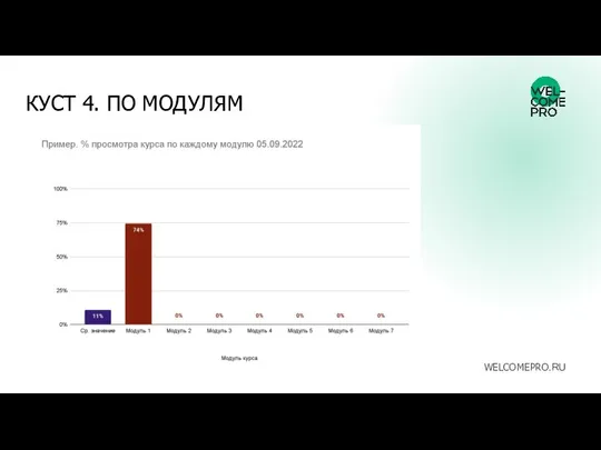 КУСТ 4. ПО МОДУЛЯМ WELCOMEPRO.RU