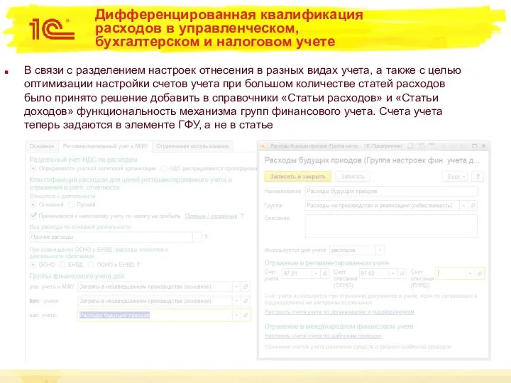 Дифференцированная квалификация расходов в управленческом, бухгалтерском и налоговом учете В связи