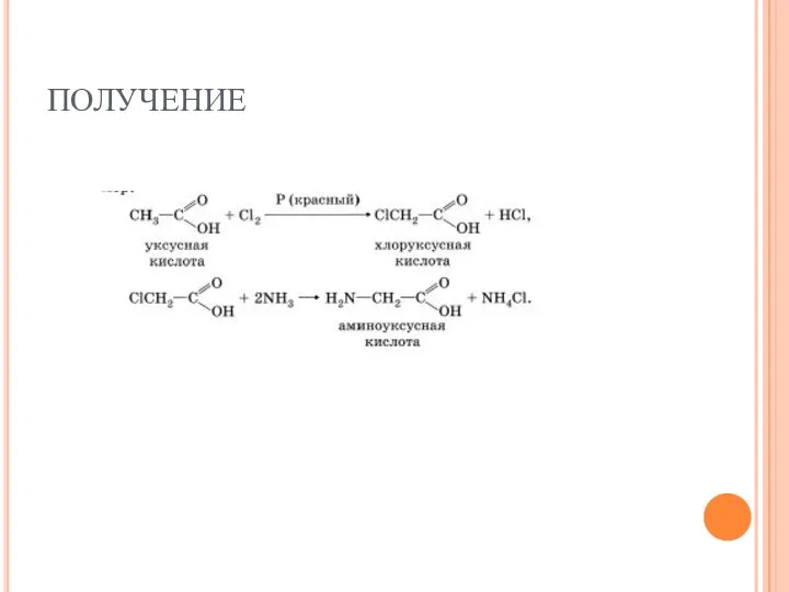 ПОЛУЧЕНИЕ