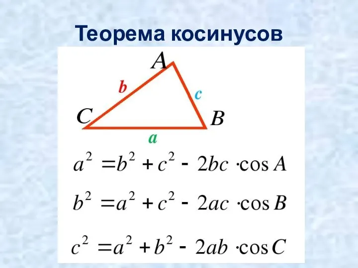 Теорема косинусов