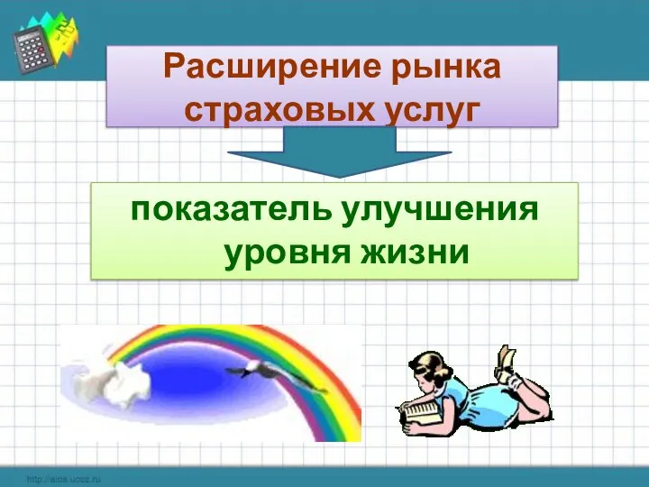 Расширение рынка страховых услуг показатель улучшения уровня жизни