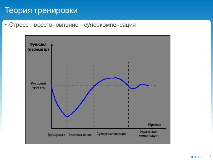 Теория тренировки Стресс – восстановление – суперкомпенсация