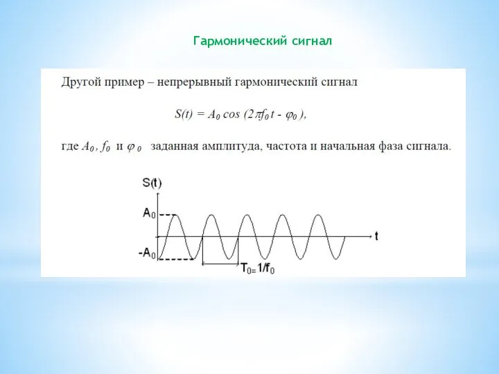 Гармонический сигнал