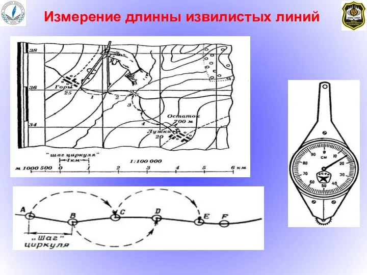 Измерение длинны извилистых линий