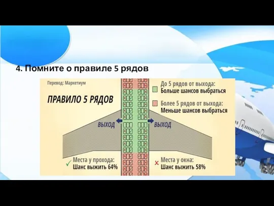 4. Помните о правиле 5 рядов