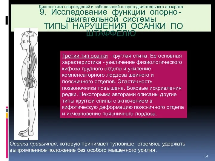 Диагностика повреждений и заболеваний опорно-двигательного аппарата 9. Исследование функции опорно-двигательной системы