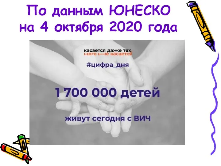 По данным ЮНЕСКО на 4 октября 2020 года