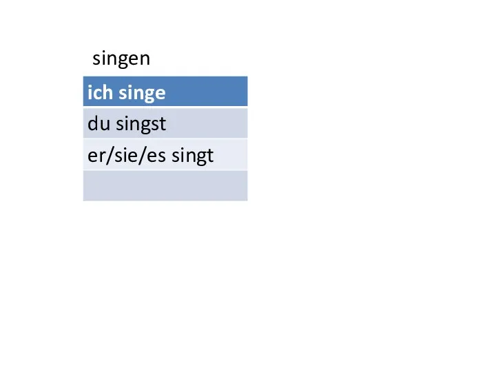 singen