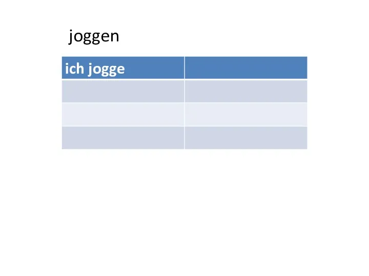 joggen