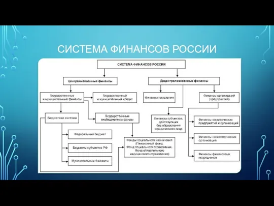 СИСТЕМА ФИНАНСОВ РОССИИ