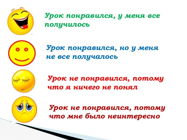 Урок понравился, у меня все получилось Урок понравился, но у меня