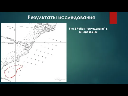 Результаты исследования Рис.3 Район исследований в б.Перевозная