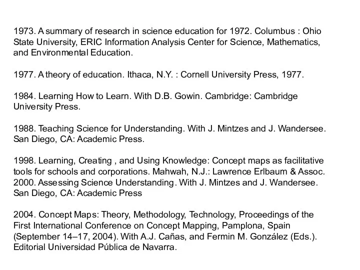 1973. A summary of research in science education for 1972. Columbus