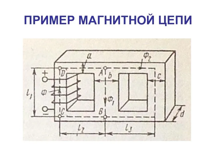 ПРИМЕР МАГНИТНОЙ ЦЕПИ