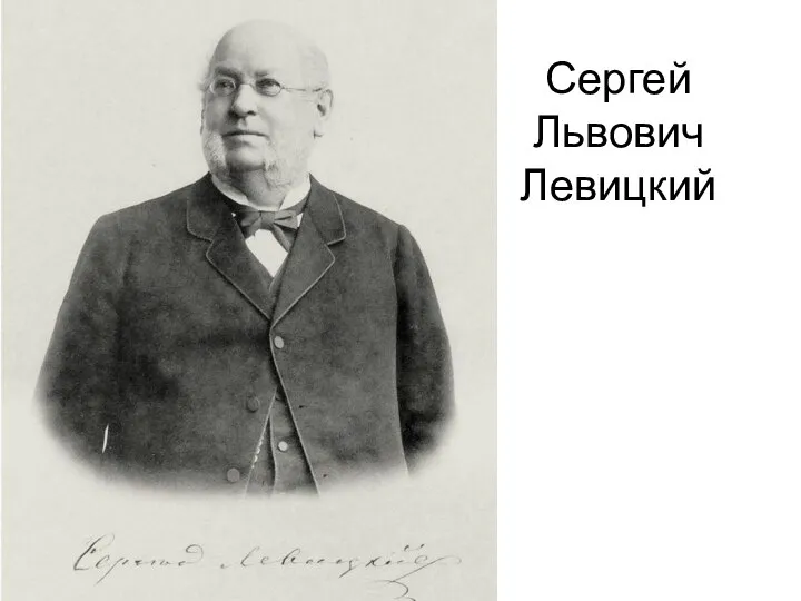 Сергей Львович Левицкий