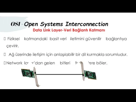 Data Link Layer-Veri Bağlantı Katmanı Fiziksel katmandaki basit veri iletimini güvenilir