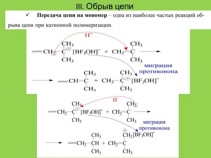 III. Обрыв цепи