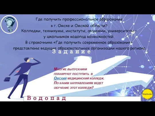 Водопад возможностей Где получить профессиональное образование в г. Омске и Омской