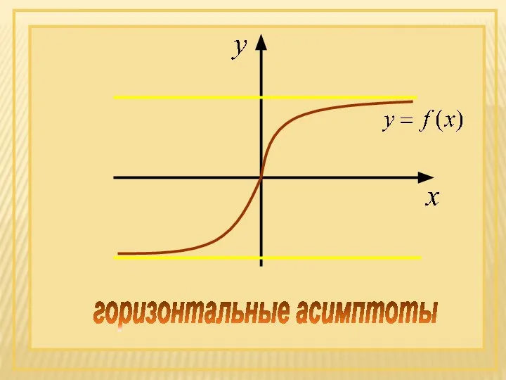 горизонтальные асимптоты