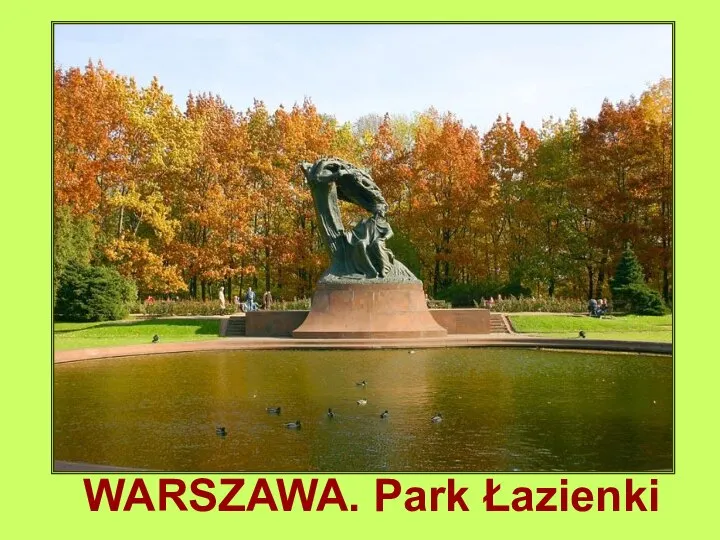 WARSZAWA. Park Łazienki