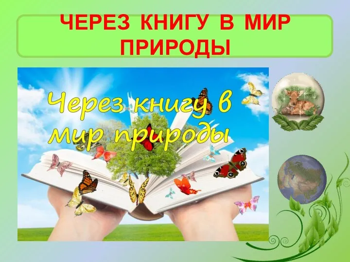 ЧЕРЕЗ КНИГУ В МИР ПРИРОДЫ