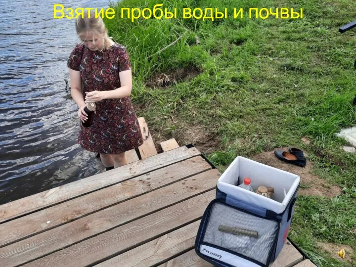 Взятие пробы воды и почвы