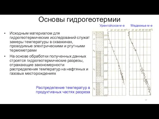 Основы гидрогеотермии Исходным материалом для гидрогеотермических исследований слу­жат замеры температуры в