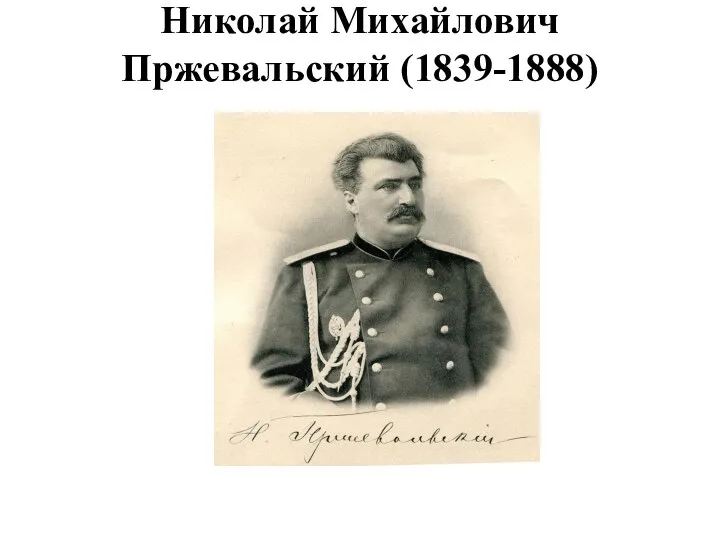Николай Михайлович Пржевальский (1839-1888)