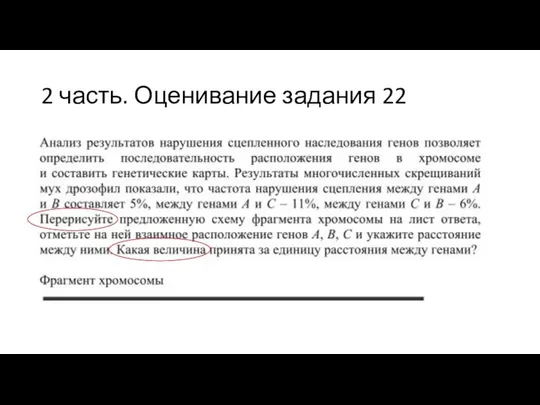 2 часть. Оценивание задания 22