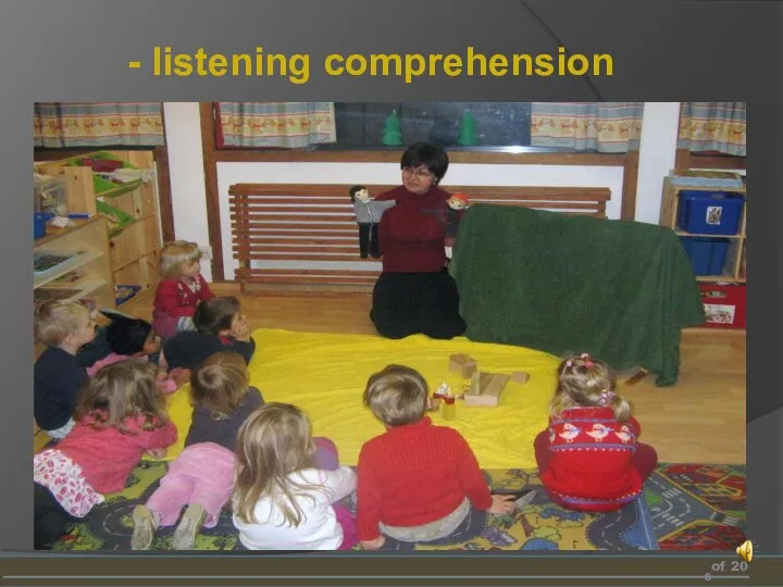 of 20 - listening comprehension