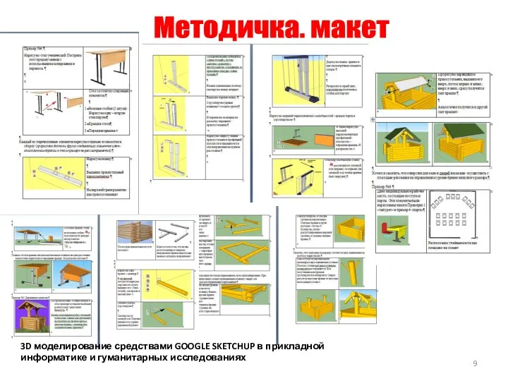 Методичка. макет 3D моделирование средствами GOOGLE SKETCHUP в прикладной информатике и гуманитарных исследованиях