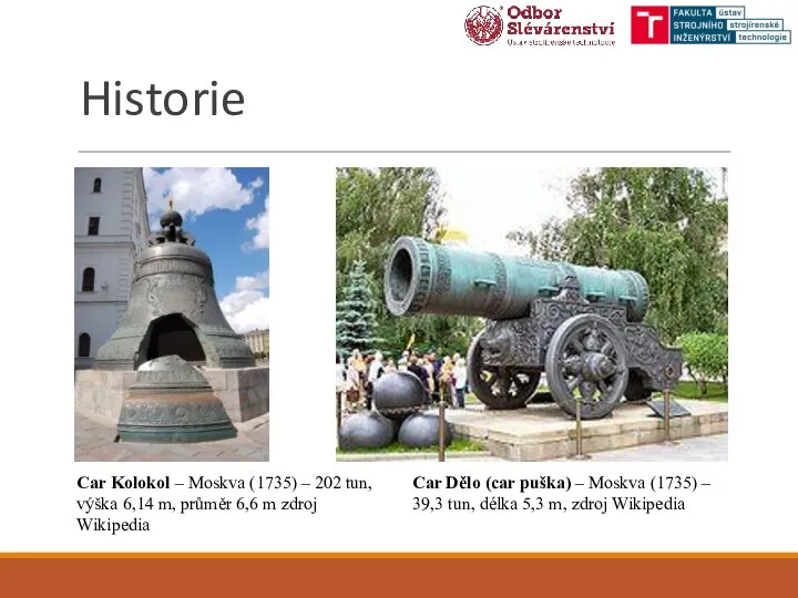 Historie Car Kolokol – Moskva (1735) – 202 tun, výška 6,14