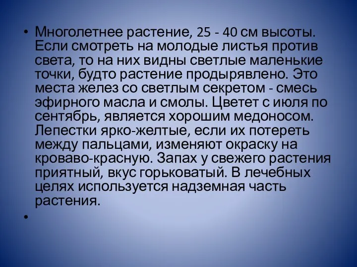 Многолетнее растение, 25 - 40 см высоты. Если смотреть на молодые