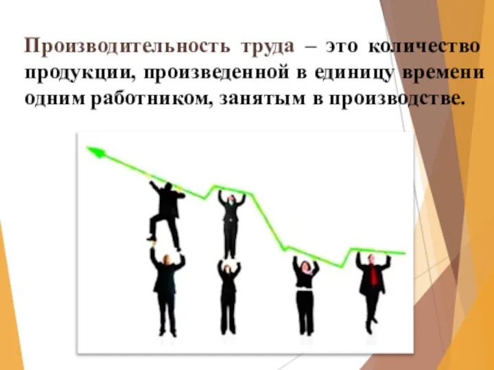 Производительность труда – это количество продукции, произведенной в единицу времени одним работником, занятым в производстве.