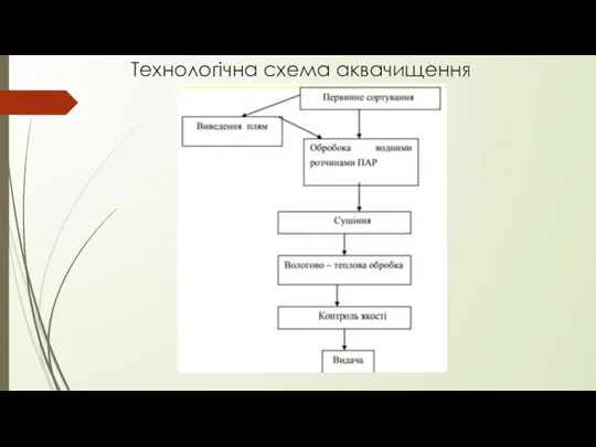 Технологічна схема аквачищення