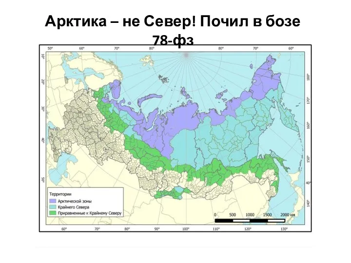 Арктика – не Север! Почил в бозе 78-фз