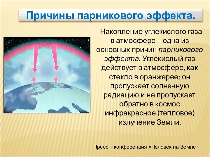 Накопление углекислого газа в атмосфере - одна из основных причин парникового