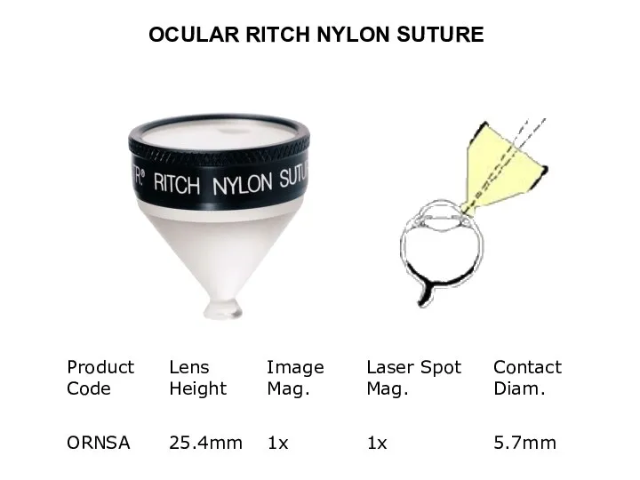 OCULAR RITCH NYLON SUTURE